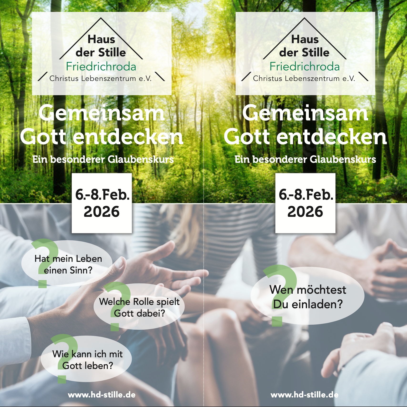 Glaubenskurs 2026 Seite 1